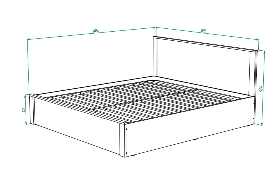 Гамма № 2 Кровать 1800 Гамма № 2 Кровать 1800