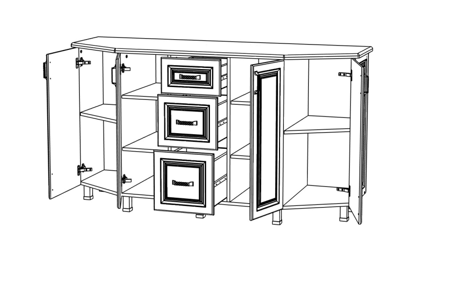 ЛИВЕРПУЛЬ Буфет 6 тумба