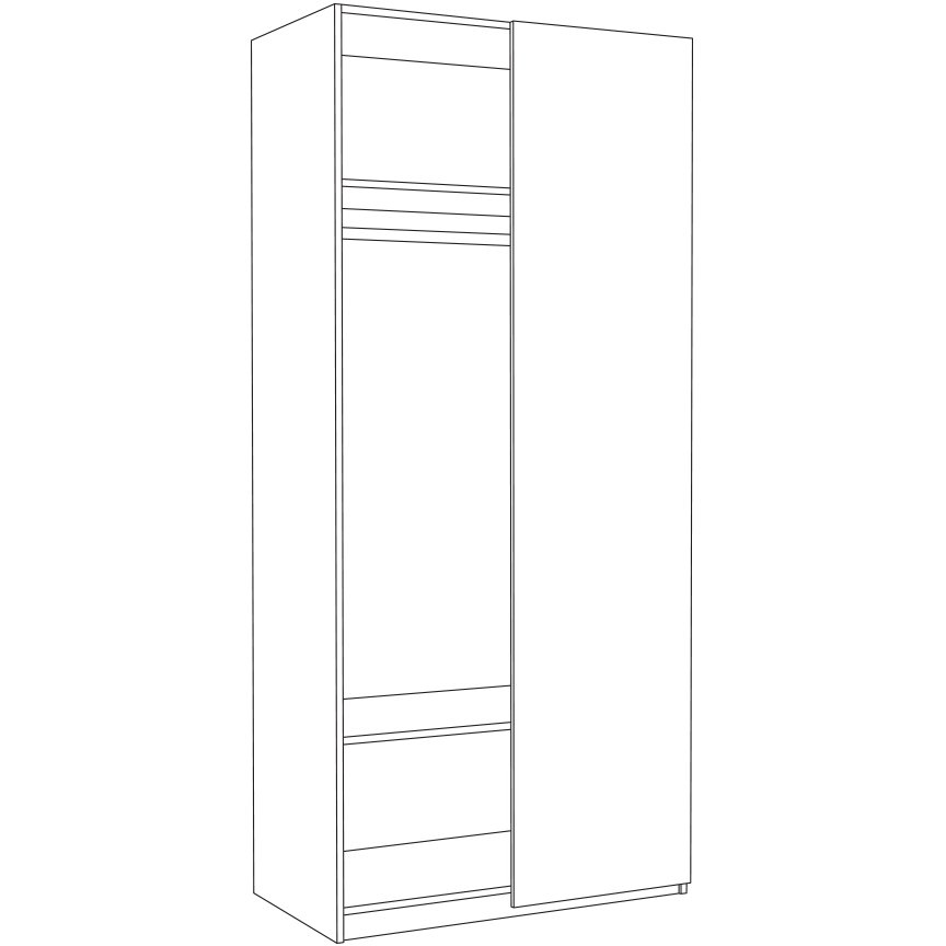 Гравити Шкаф для одежды 10.75 Гравити Шкаф для одежды 10.75