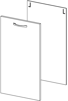 Куба ЛДСП фасад С 400, Ш 400,Ш 600у (720)