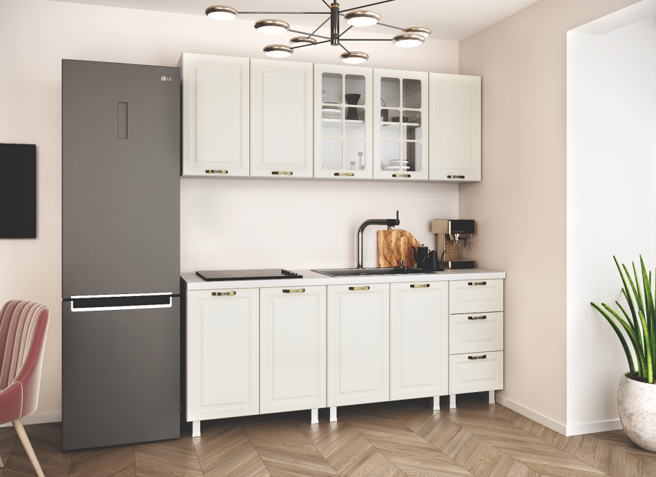 Кухня  ЛИВЕРПУЛЬ  2,0 м  (без столешницы), Собран