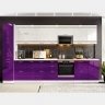Кухня ПВХ Техно 3  2,0м (МИФ)