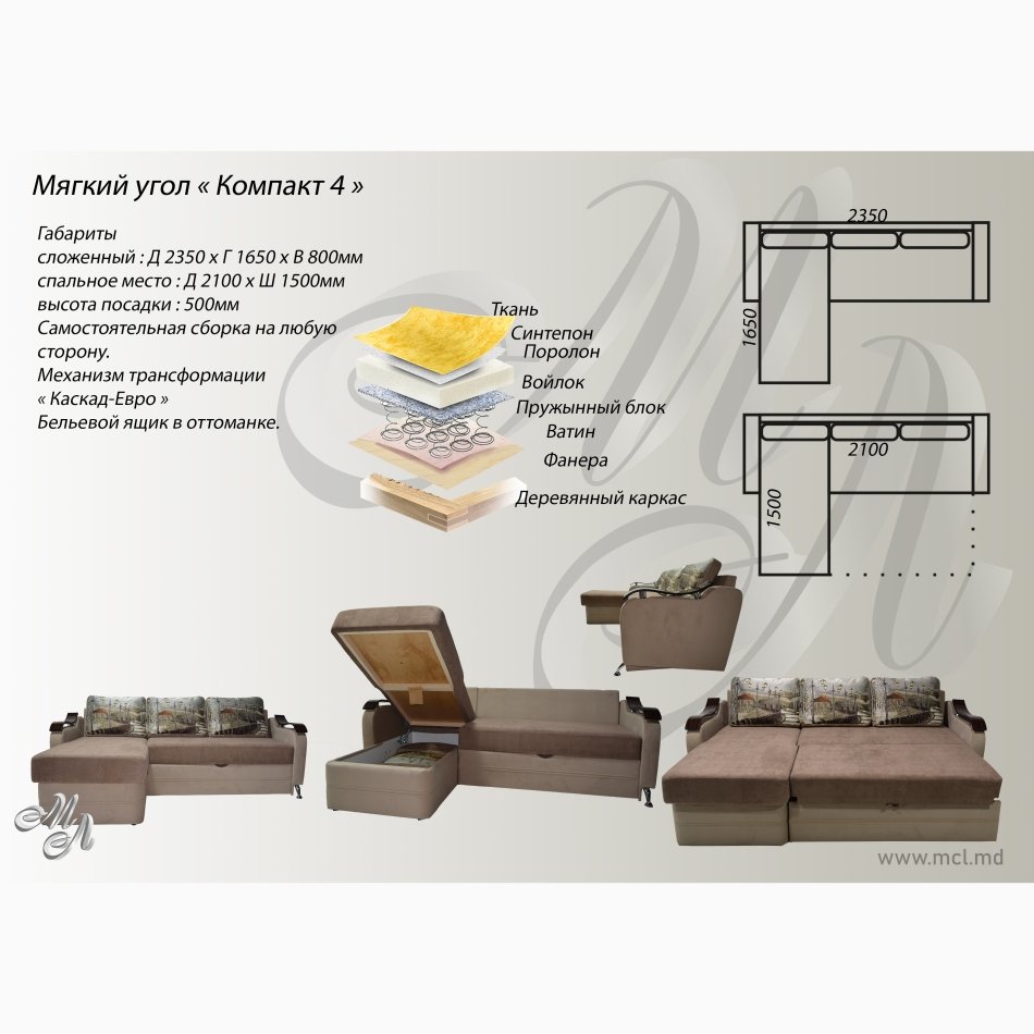 Colț moale „COMPACT” 4 (sub de la Comp-7) K-1 TFK (eliminat)