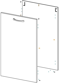 Куба  ЛДСП фасад  С450 Ш450(720)