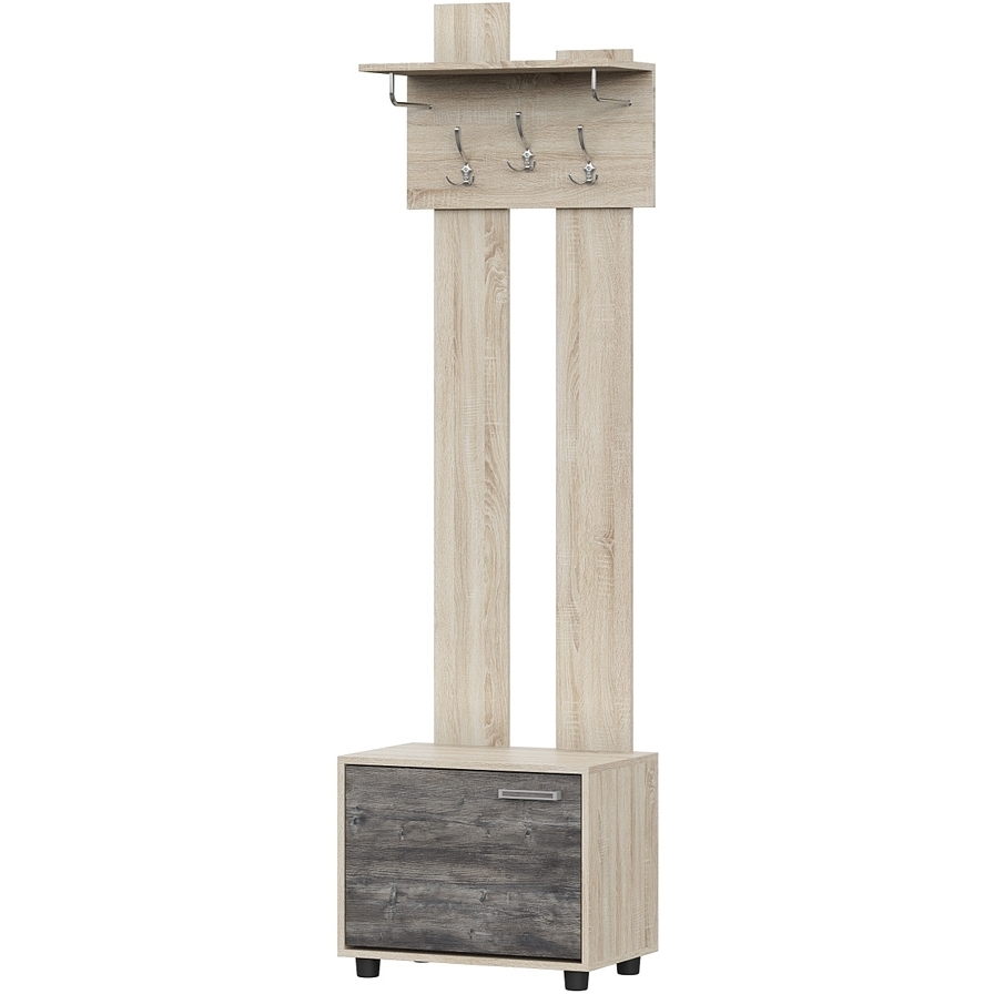 ВИЗИТ 1 Вешалка с обувницей