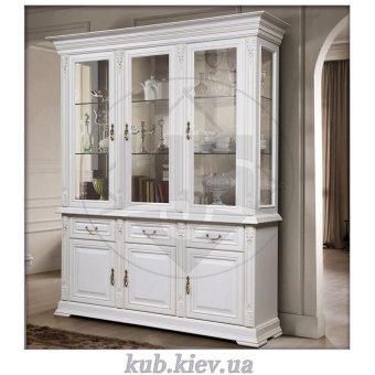 Витовт 5 Шкаф комбин. с витриной 3 дв.