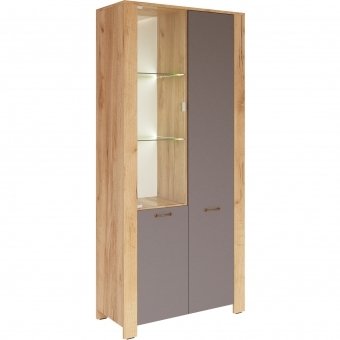 ВЕГА № 6 Шкаф 2Д Витрина