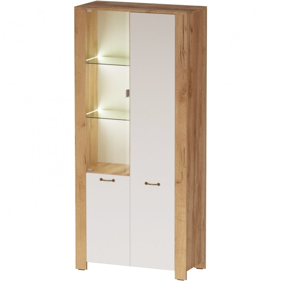 ВЕГА № 6 Шкаф 2Д Витрина