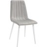 Scaun DC-90P~N14 Catifea-Grey+White legs