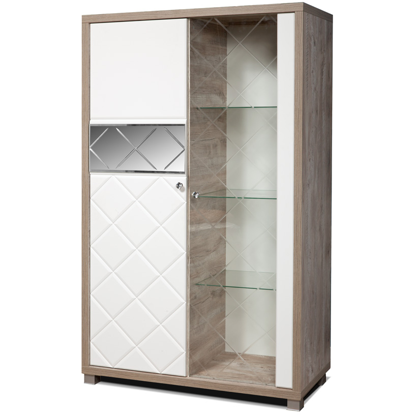 КРИСТАЛ Шкаф с витриной П  КМК (0650.4)