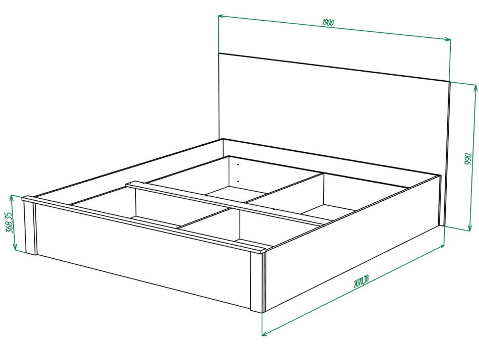 Гамма № 3 Кровать 1800 Гамма № 3 Кровать 1800