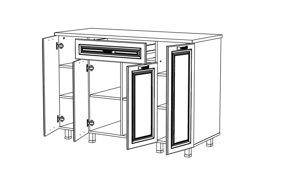 МИРА Буфет 2 тумба