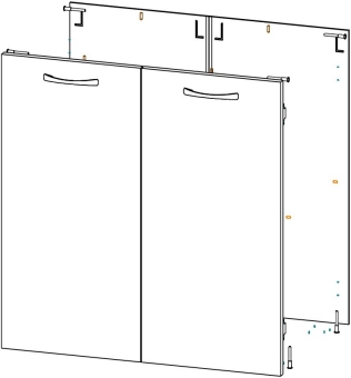 Куба ЛДСП фасад  С700 Ш700(720)