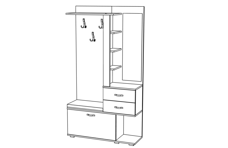 Прихожая МЛ -11