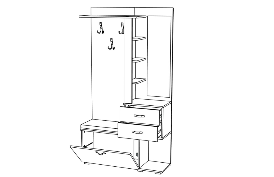 Прихожая МЛ -11