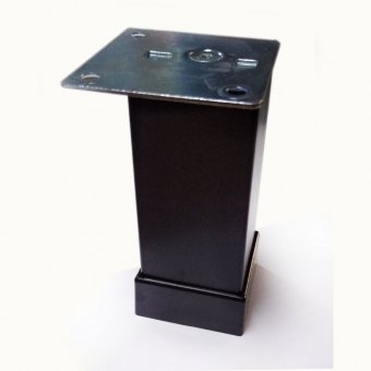 Ножка  для кухни (Picior alum patrat reglabil 10cm negru Ozk)