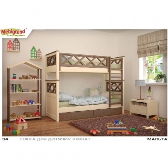 МАЛЬТА 80 х 200 ((2х ярус) Мебигр)