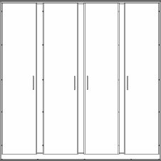 СТЕНЛИ Шкаф для одежды МН-037-04