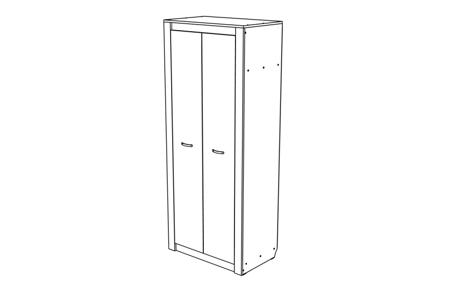 Гамма № 8 Шкаф  900 МЛ, Собран