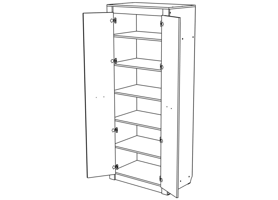 Гамма № 8 Шкаф  900 МЛ, Собран