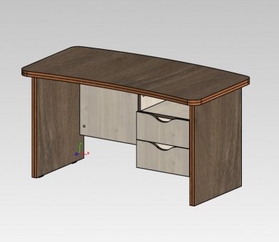 Стол Руководитель 1800х740х755, Собран