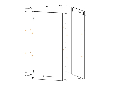 Куба ЛДСП фасад  Ш 550у (912)