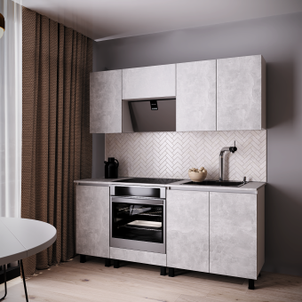 Кухня НАЙС 1,80 м (без столешницы), Собран