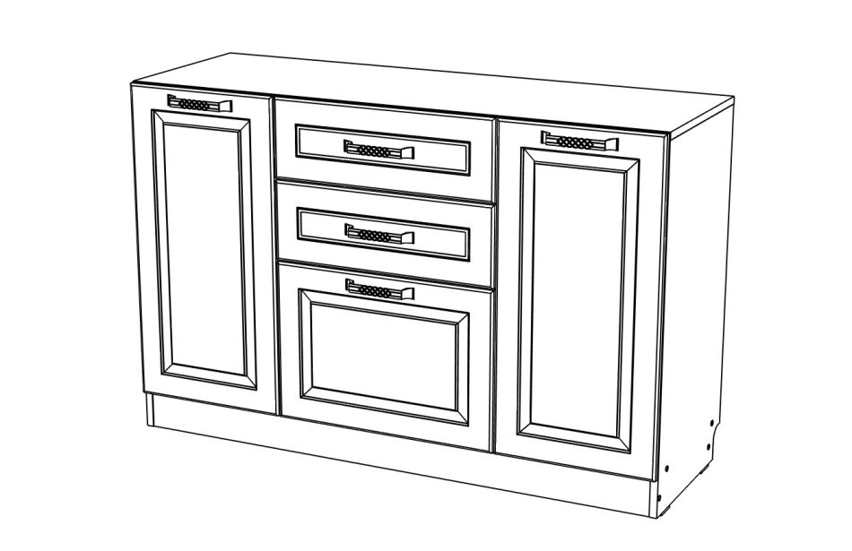 Ливерпуль № 36 Комод 1200, Собран