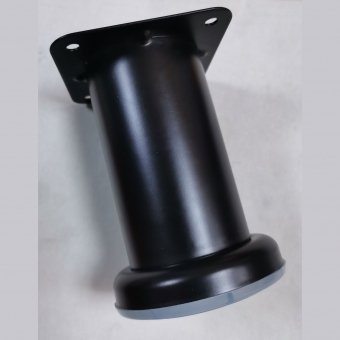 Ножка  для кухни 100/50чёрная круглая