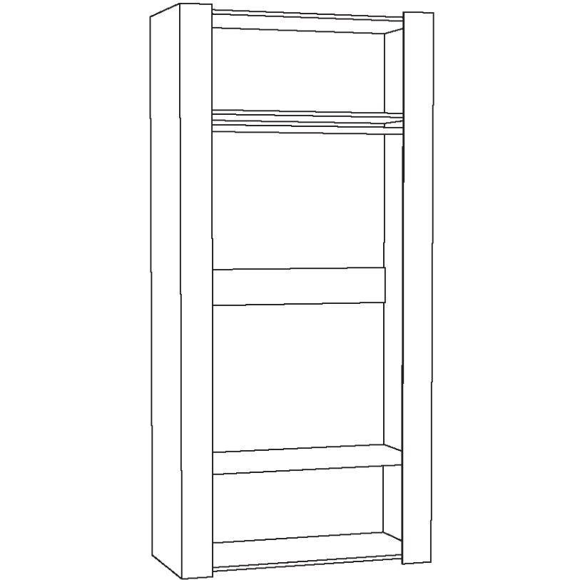 Амели Шкаф для одежды 13.133