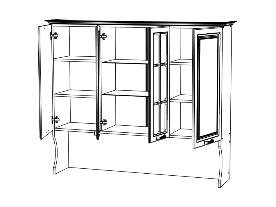 МИРА Буфет 1 шкаф