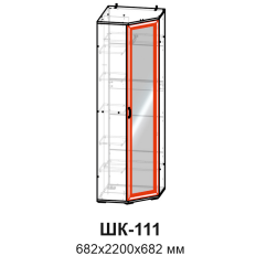 Александрия ШК-111  Шкаф  