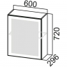 ВОЛНА Ш600с  (1ств)/720