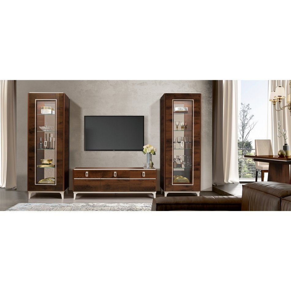 ДЖОРДЖИЯ 1 Шкаф с витриной 