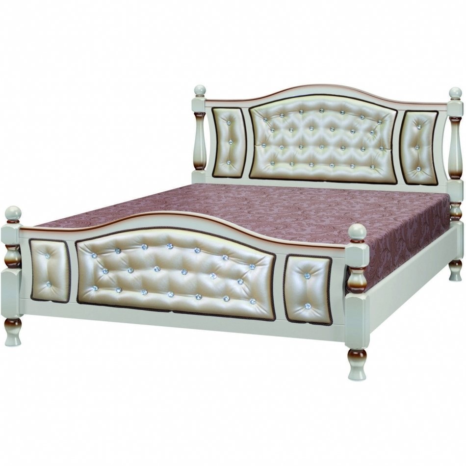 ЖАСМИН Кровать двойная 160х200 без основания