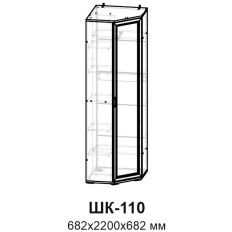 Александрия ШК-110  Шкаф   