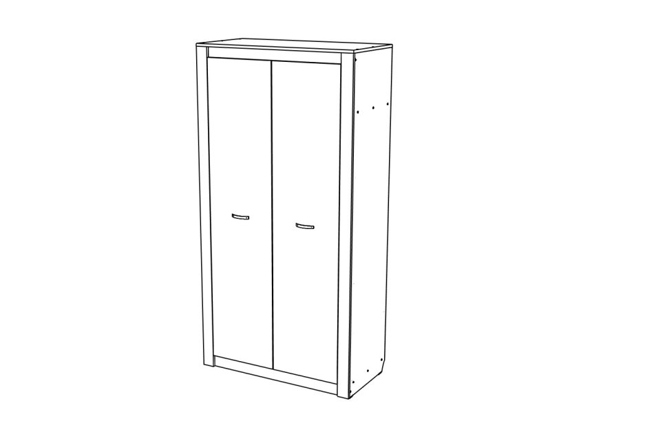 Гамма № 9 Шкаф комбин 1100 МЛ, Ограниченно годен