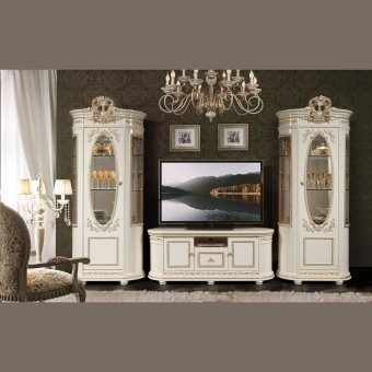 Виола 1 Шкаф комбин. с витриной 1дв.