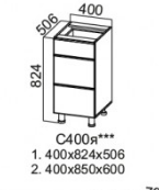 КОРПУС Стол 400 3я, Собран