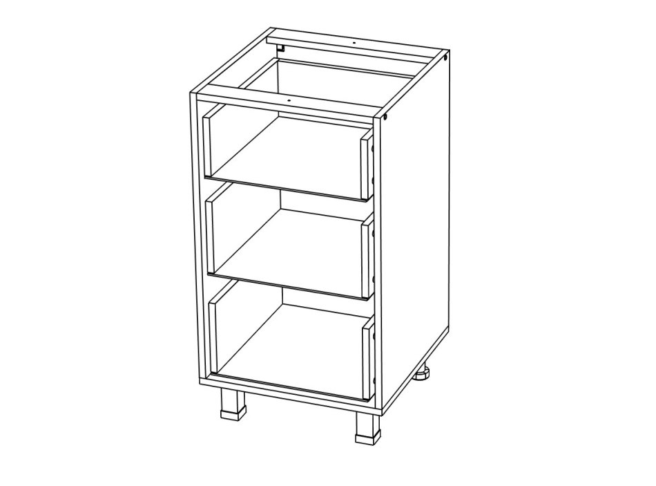 КОРПУС Стол 400 3я, Собран
