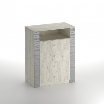 Гамма №16 комод 4 ящика 800 МЛ, Собран