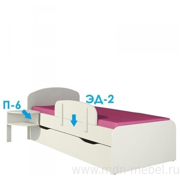 ТЕДДИ КР-3Д1 Кровать с основанием (80х1,90х17)