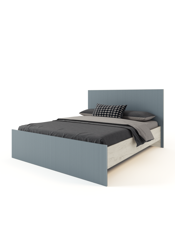 Вельвет № 7 Кровать 1600 (без основание), Собран