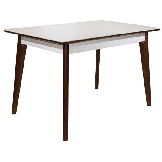 MG-A05~White glass+Black Leg