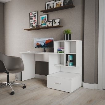 Стол письменный МЛ-10 (Левый)(1500) снято