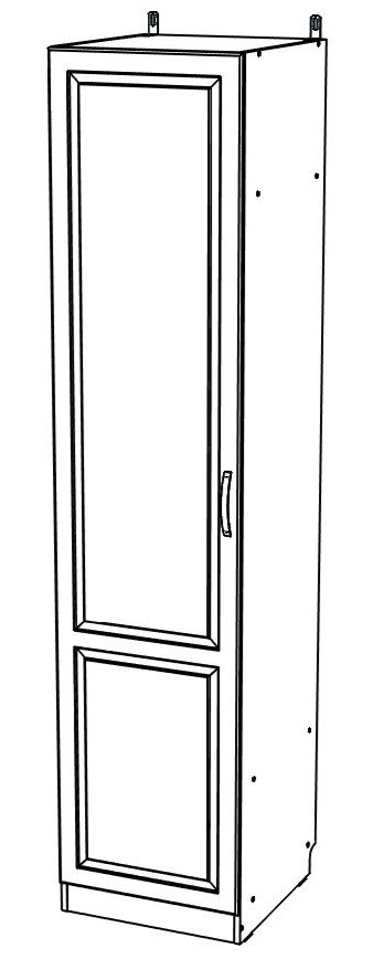 Ливерпуль № 17 Шкаф -Пенал 542, Собран Ливерпуль № 17 Шкаф -Пенал 542, Собран