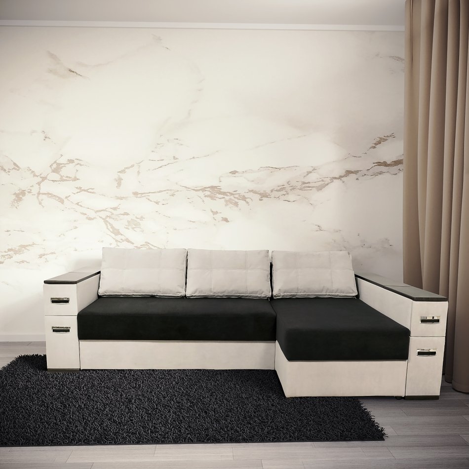 Мягкий угол ЕВРОкомпакт 7/2 правый К-1 ТФК, Собран