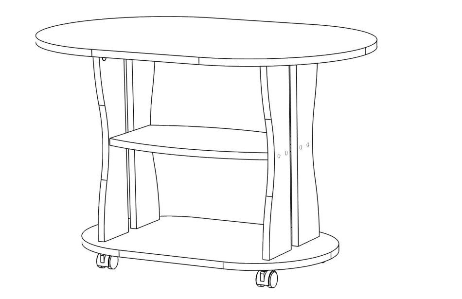 Стол журнальный МЛ -9