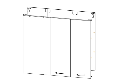 Куба МДФ фасад  Ш1000у (912)