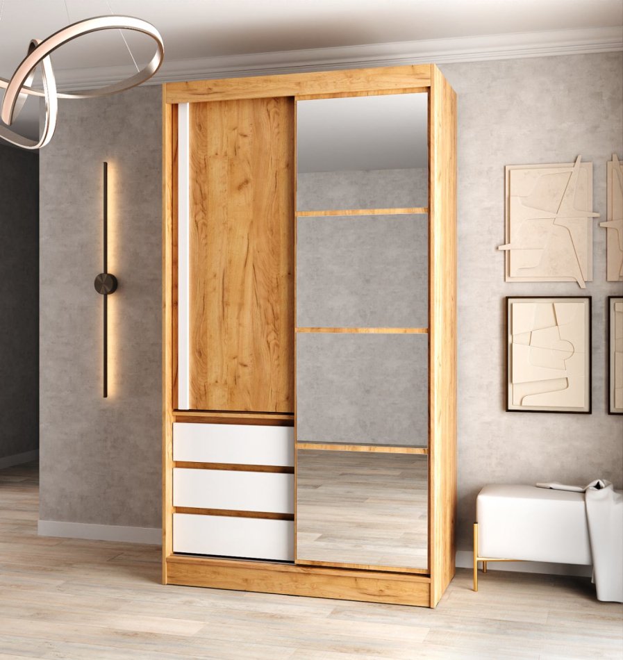 NEW Шкаф купе НАЙС 2Д (140)